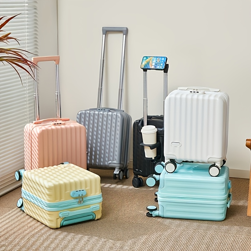 Petite valise à roulettes, format annoncé 14 pouces